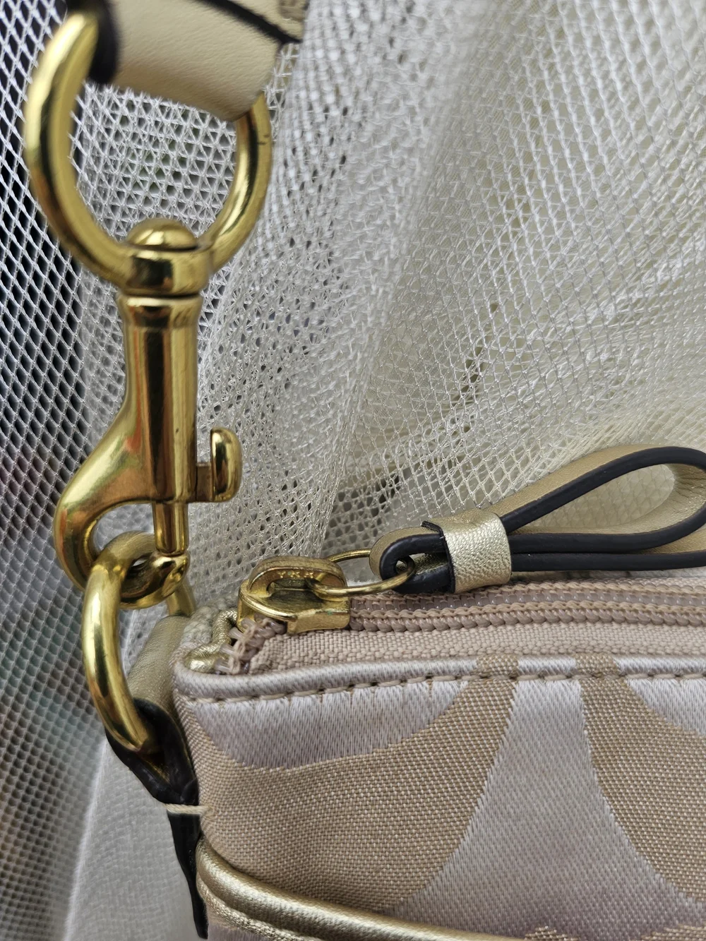 Coach Patch Patchwork Signature Crossbody Bag in Neutral Beige - Picture 12 of 16